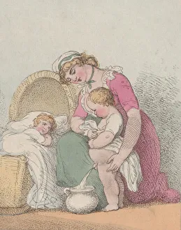 The Nursery, 1799?. 1799?. Creator: Thomas Rowlandson