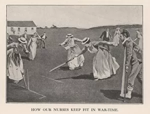 Wicket Gallery: How Our Nurses Keep Fit in War-Time, 1901 (1912)