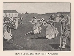 Wicket Gallery: How Our Nurses Keep Fit in War-Time, 1901 (1912)