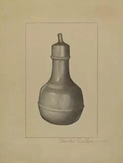Pewter Collection: Nursing Bottle, 1936. Creator: Charles Cullen