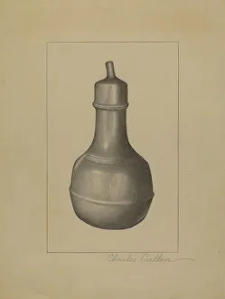 Pewter Collection: Nursing Bottle, 1936. Creator: Charles Cullen