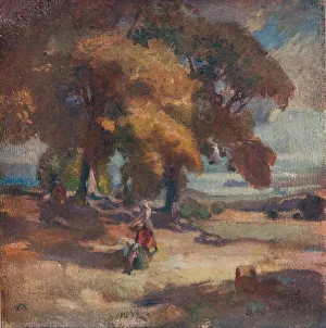 Studio Volume 68 Prints: The Nut Gatherers, c1902. Artist: Charles Hodge Mackie