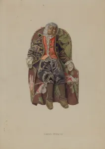 Gielens Jacob Prints: Nut Head Doll, c. 1938. Creator: Jacob Gielens