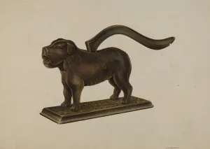 Nutcracker: Dog Tray, c. 1940. Creator: Gerald Transpota