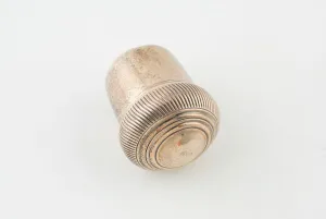 Grater Prints: Nutmeg Grater, Birmingham, c. 1800. Creator: Marked SM