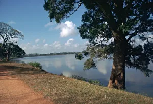 Artificial Gallery: Nuwara Wewa, an artificial lake, in Anuradhapura, 2nd century
