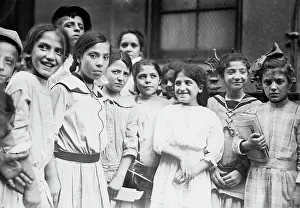 Photographglass Negative Prints: N.Y. school - Italians, between c1910 and c1915. Creator: Bain News Service