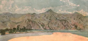 Nyasaland and its People -- The Livingstone Mountains North End of Lake Nyasa, 1890. Creator: H.H. Johnson