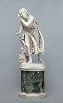 Lord Prints: Nydia, the Blind Girl of Pompeii, c1850s. Creator: Randolph Rogers