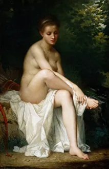 Greek Goddess Prints: Nymph Ismene, 1878. Artist: Landelle, Charles (1821-1908)