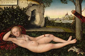 Lucas Cranach The Elder Gallery: The Nymph of the Spring, after 1537. Creator: Lucas Cranach the Elder