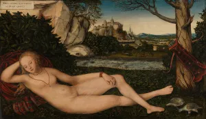 Greek Goddess Prints: The Nymph of the spring, 1550