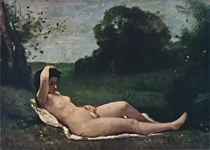Nymphe, 1859, (1937). Artist: Jean-Baptiste-Camille Corot