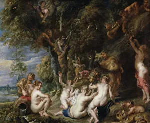 Antiope Gallery: Nymphs and Satyrs, c. 1615. Artist: Rubens, Pieter Paul (1577-1640)
