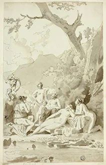 Grove Prints: Nymphs in a Wooded Grove, n.d. Creator: Juan Cristobal