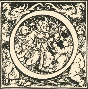 Art History Prints: O - An Alphabet by Hans Weiditz, c1520-1521, (1908). Creator: Hans Weiditz