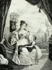 Pestering Prints: O Bid Me Not that Strain to Sing, 1825. Creator: Pendleton's Lithography