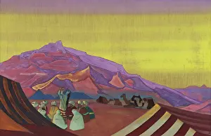 Roerich Prints: O, Coming One!, 1933. Creator: Roerich, Nicholas (1874-1947)