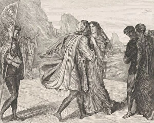 Chasseriau Theodore Gallery: O my fair warrior!: plate 5 from Othello (Act 2, Scene 1), etched 1844, reprinted 1900