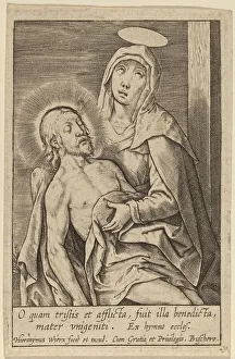 Wiericx Hieronymous Prints: O quam tristis et afflicta.... Creator: Hieronymous Wierix