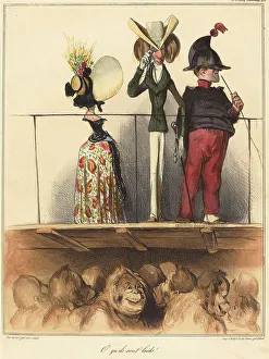 Looking Through Prints: O qu'ils sont laids!, 1836. Creator: Honore Daumier