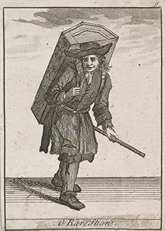 Street Entertainer Prints: O Rare Shon, Cries of London, (c1688?)