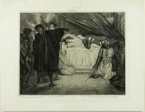 Murdered Prints: O Spartan dog, plate fifteen from Othello, 1844. Creator: Theodore Chasseriau