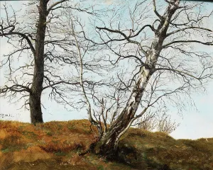 Oak and birch. Our.1832. Creator: Julius von Leypold