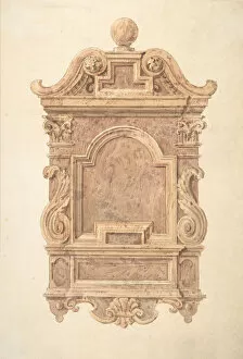 Westminster Abbey Collection: Oak Carving from Fireplace in the Jerusalem Chamber, Westminster, 1820-71