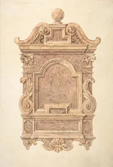 Westminster Abbey Collection: Oak Carving from Fireplace in the Jerusalem Chamber, Westminster, 1820-71