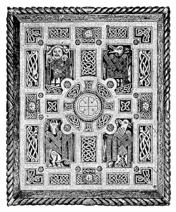 Louise Princess Prints: Oaken Casket for Bible presented to the Duchess of Fife, 1890. Creator: Unknown