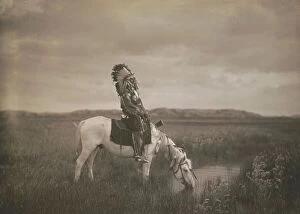 Warrior Collection: An oasis in the Badlands, c1905. Creator: Edward Sheriff Curtis