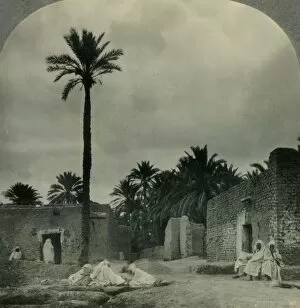 Moroccan Gallery: An Oasis Town in the Sahara Desert, Sultanate of Morocco (French Protectorate), c1930s