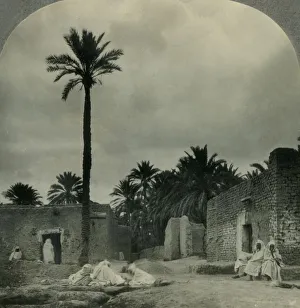 Moroccan Prints: An Oasis Town in the Sahara Desert, Sultanate of Morocco (French Protectorate), c1930s