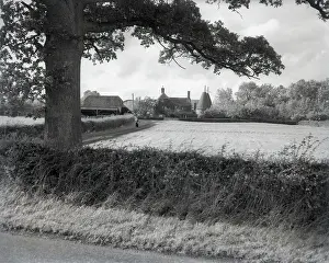 Oast House Prints: Oast houses near Goudhurst, Kent, c1955. Creator: Arthur Charles Kirby Ware