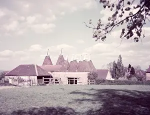 Oast houses, Sissinghurst, Kent, c1955. Creator: Arthur Charles Kirby Ware