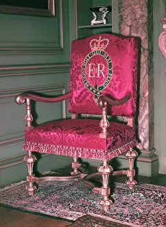 Initial Prints: Oath of Allegiance Throne, Queen Elizabeth II's Coronation