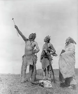 Rite Prints: The Oath-Apsaroke, c1908. Creator: Edward Sheriff Curtis
