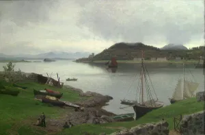 Oban Bay, 1889. Creator: Hans Gude