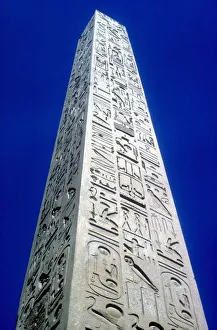 Khons Prints: Obelisk of Ramesses II, Temple sacred to Amun Mut & Khons, Luxor, Egypt, c13th century BC