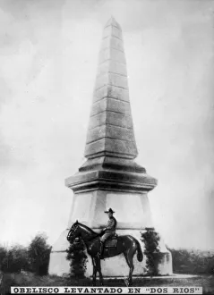 Jos Juli N Mart Prints: Obelisk of Two Rivers, (1895), 1920s