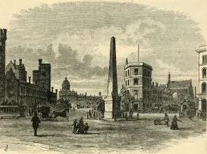 The Obelisk in St. Georges Circus, (c1878). Creator: Unknown The Obelisk in St. Georges Circus, (c1878). Creator: Unknown
