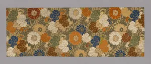 Gold Leaf Collection: Obi (Belt), Japan, Meiji period (1868-1912), 1875 / 1900. Creator: Unknown