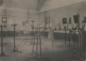 The OBMOKhU exhibition, 1921, 1921. Creator: Anonymous