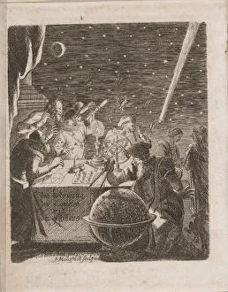 Observing the Heavens in the Age of Galileo (From: Von Bedeutung der Cometen), 1681 Observing the Heavens in the Age of Galileo (From: Von Bedeutung der Cometen), 1681