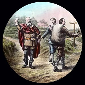 Evangelism Prints: Obstinate goes home, c1910. Creator: Unknown