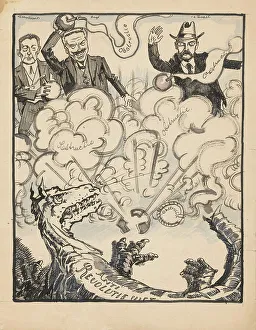 Bombs Prints: Obstruction against the anti-revolution law, 1920-1930. Creator: Patrick Kroon