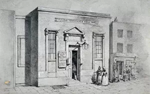 Th Shepherd Gallery: Occasional Chapel, Weirs Passage and Temperance Hall, St Pancras, London, 1855