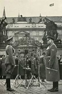Prague Collection: The Occupation: Herr Neurath at the Prague Castle, 1939, (1947). Creator: Unknown