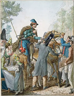Bivouac Prints: Occupation russe à Paris (Russian Cossacks in Paris)
